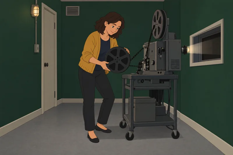 Quiz de imágenes presenta una pista de película.