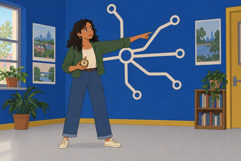 Quiz de personajes muestra una estratega concentrada.