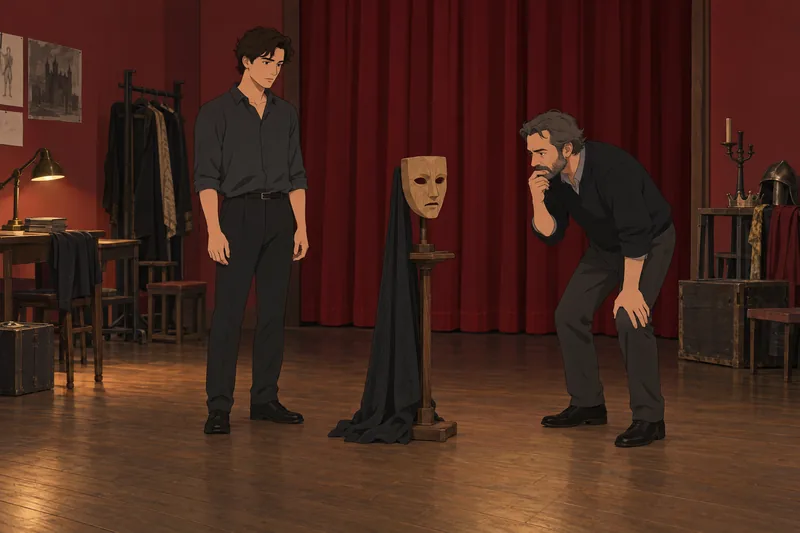 El cuestionario sobre el Hamlet aparece tras bambalinas.
