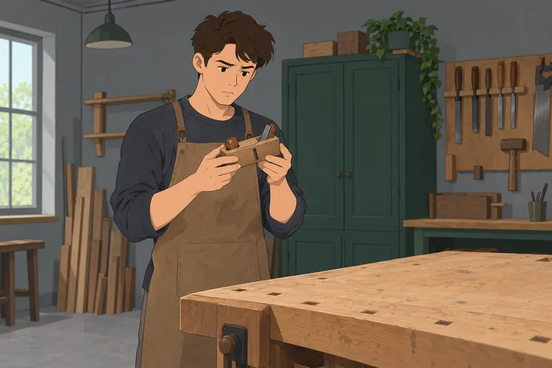 Hand Tool Identification shows a careful hammer inspection.