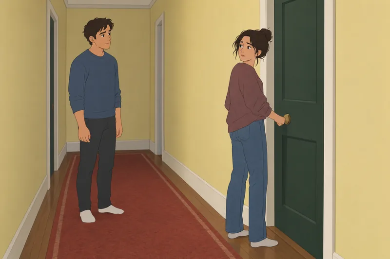 El cuestionario ¿Es difícil muestra una puerta cerrada.