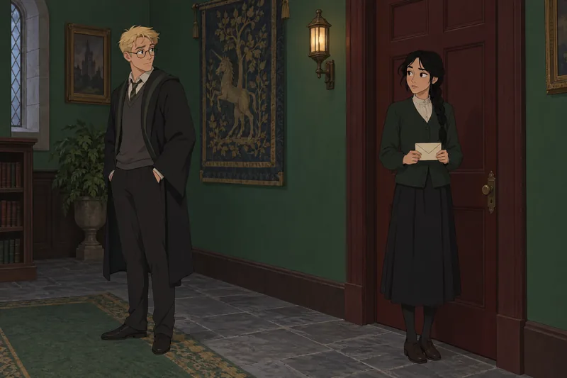 Harry Potter 7 sees a quiet gift outside.