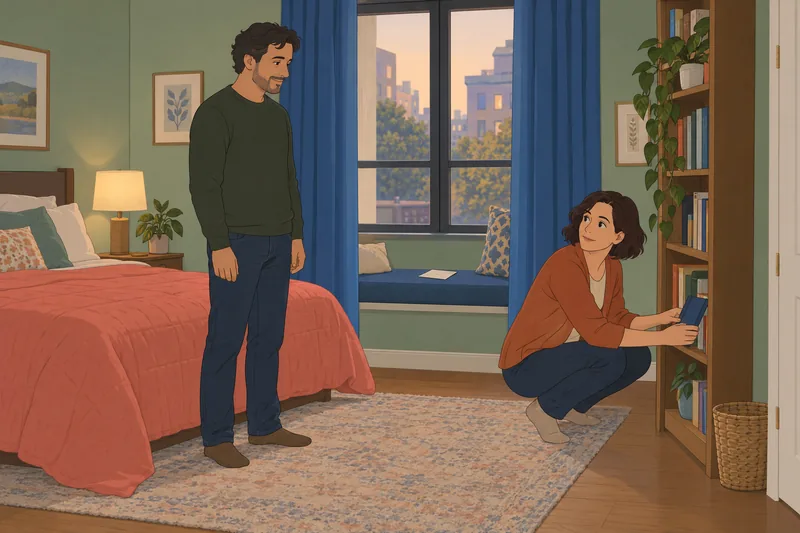 cuestionario del amor: cuaderno cerrado, espera tranquila.