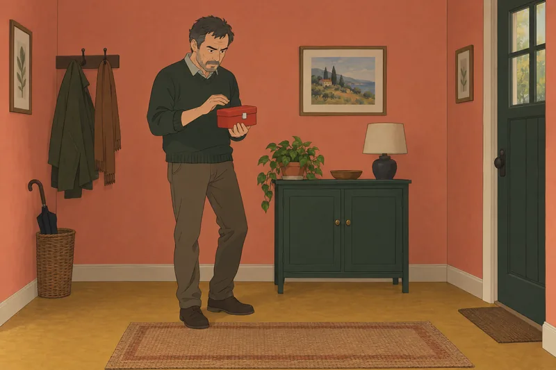 Short Health Anxiety shows a man hesitating.