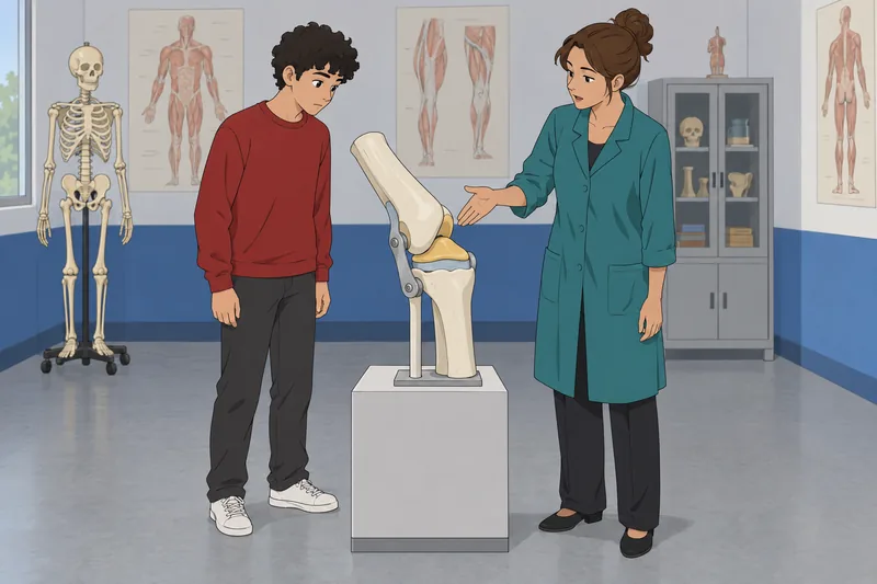 cuestionario de salud: adolescente observa una radiografía.