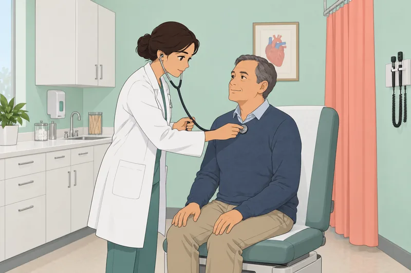 Heart Murmur Quiz shows clinical auscultation.