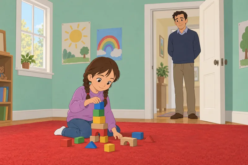 Helicopter Parent Quiz: mother monitors a child's backpack.