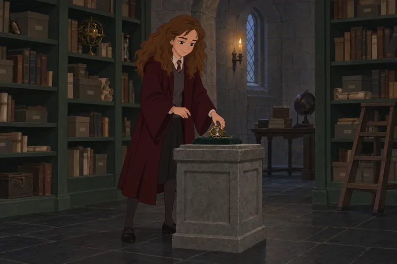Quiz de Hermione: examina un colmillo.