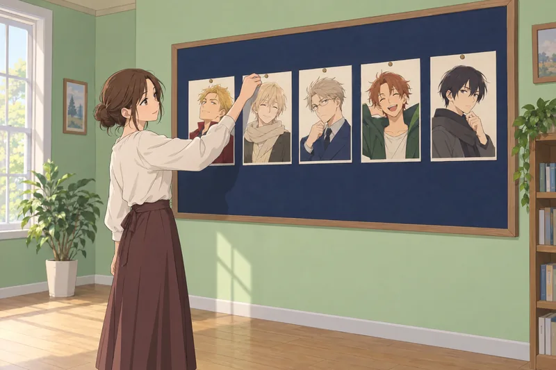 Hetalia Character Quiz shows five profile choices.