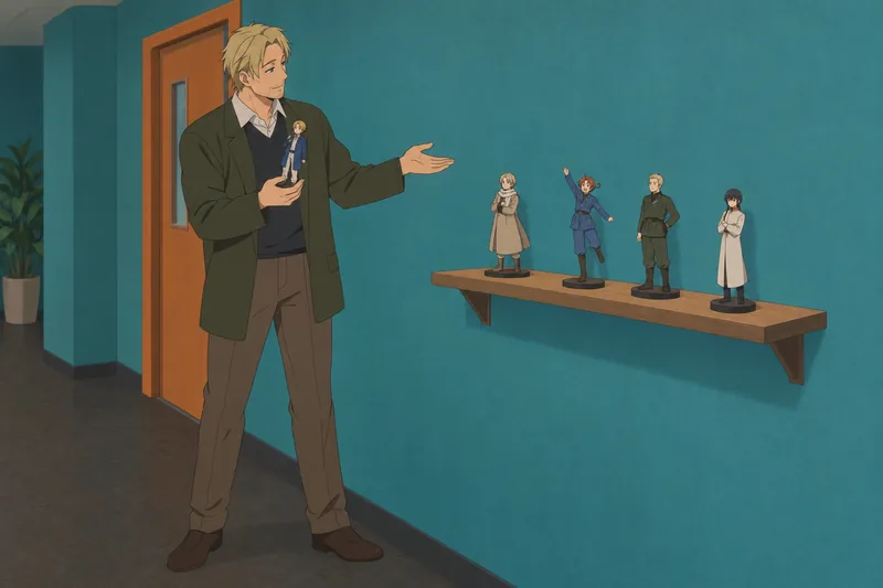 El cuestionario de personajes contempla un globo.