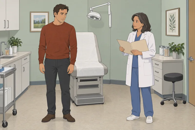 Hidradenitis Suppurativa Quiz shows a clinic review.
