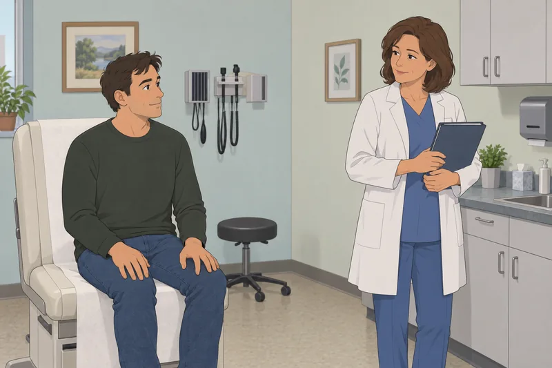 Este cuestionario sobre hidradenitis muestra consulta.