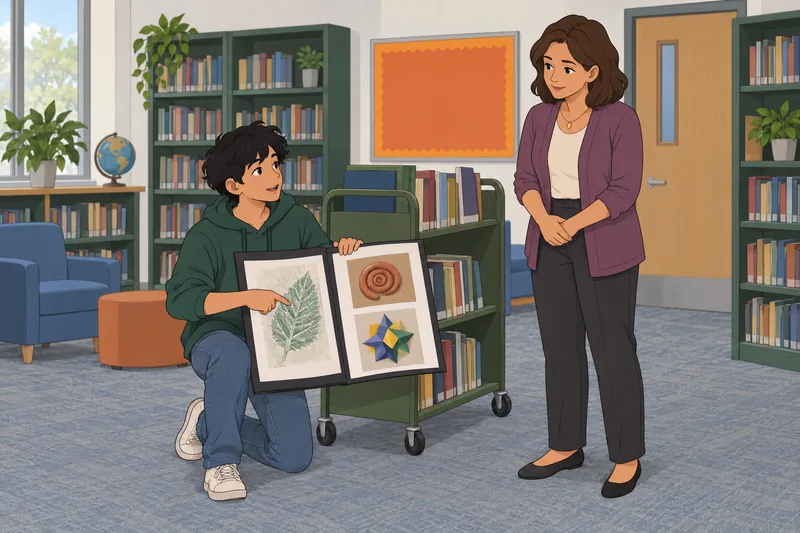 High School Stereotypes meet evidence in a library.