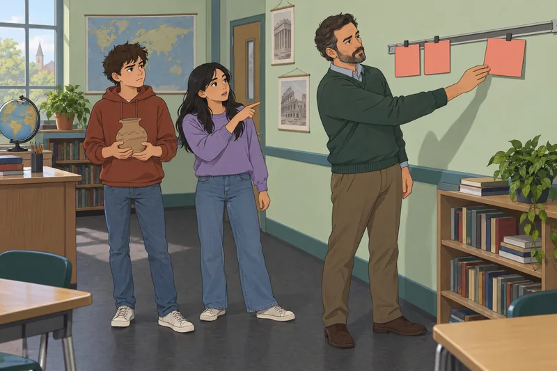 High School Stereotypes appear in this classroom.