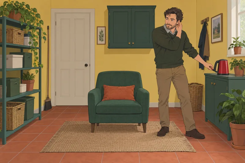 Highly Sensitive Person quiets a household kettle.