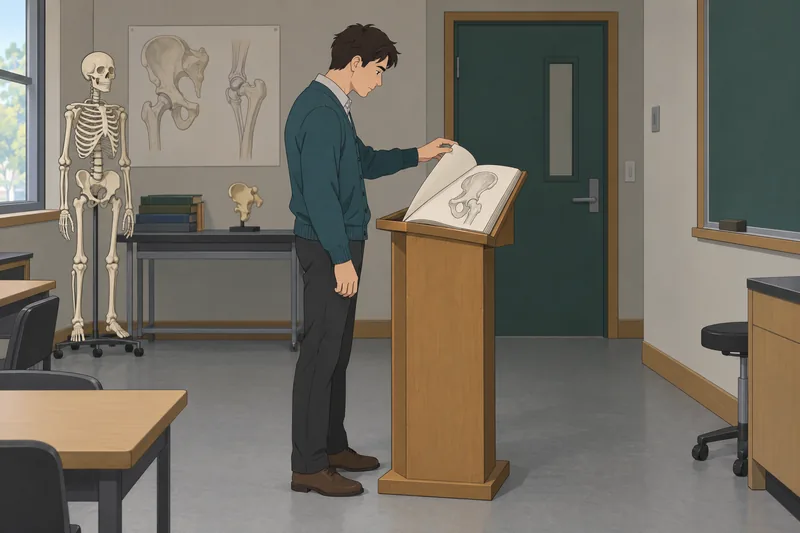Hip Bone Quiz captures a specimen review.