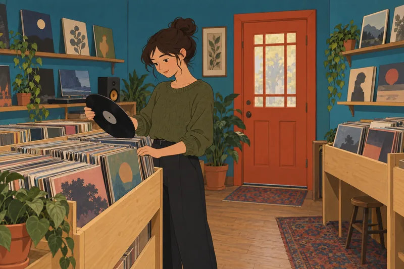 Quiz sobre la cultura hipster: ordena un vinilo.