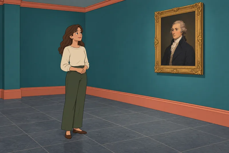 El cuestionario sobre figuras muestra una curadora.