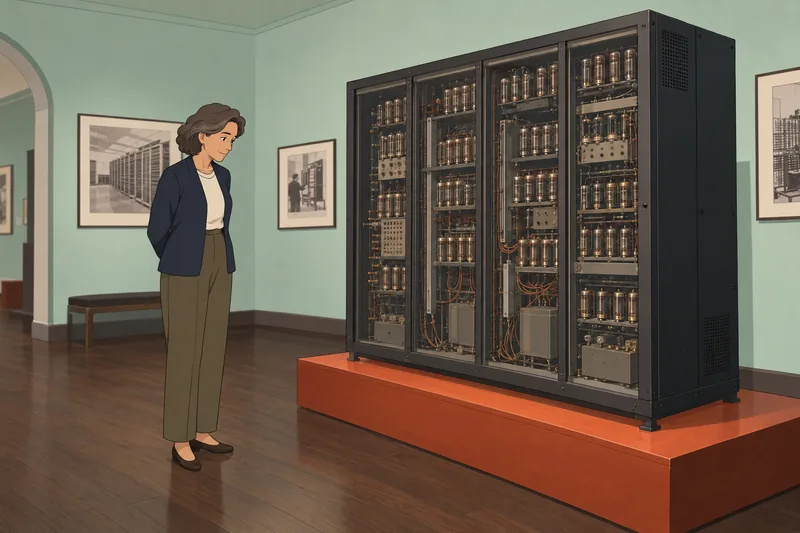 El cuestionario sobre la muestra una máquina histórica.