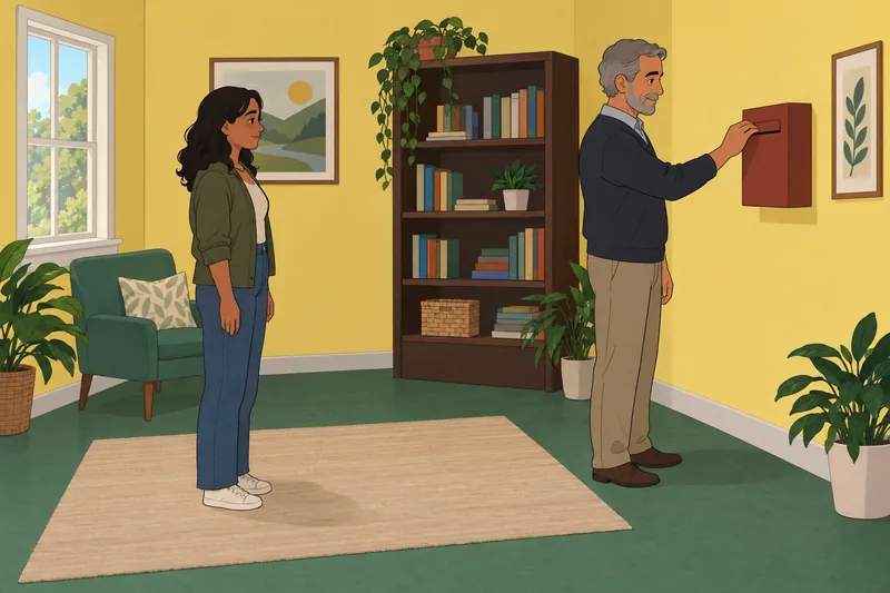La escena presenta escalas de estigma comunitarias.