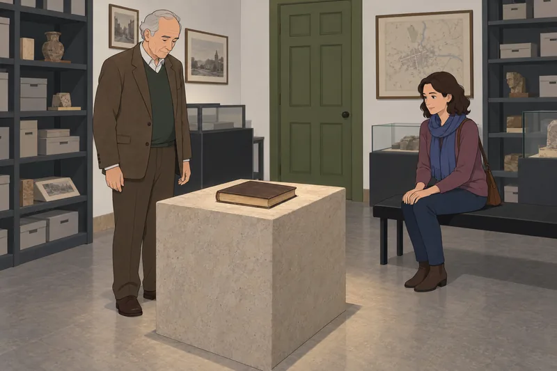 El cuestionario sobre el Holocausto muestra una maleta.