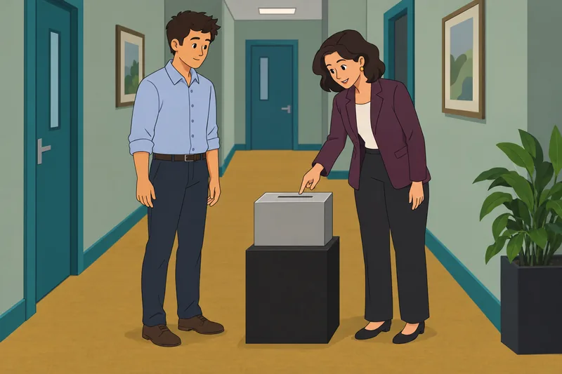 Un pasillo de actitudes y participación cívica.