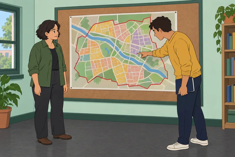 cuestionario sobre el barrio explora mapas.