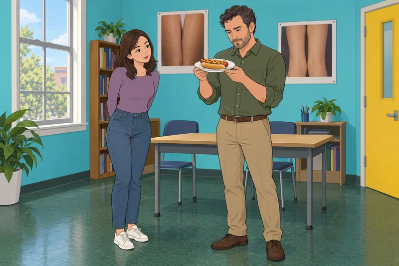 El cuestionario ¿Hot dogs muestra un hot dog.