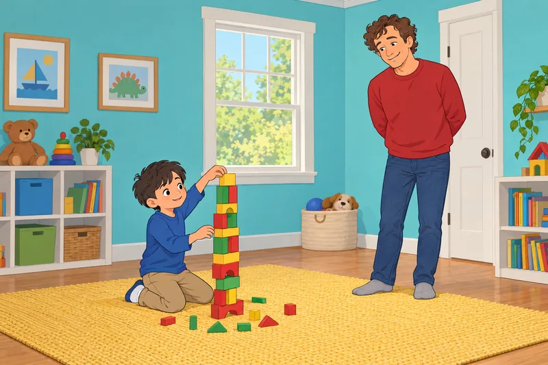 How Dad Are finds play in a storybook.