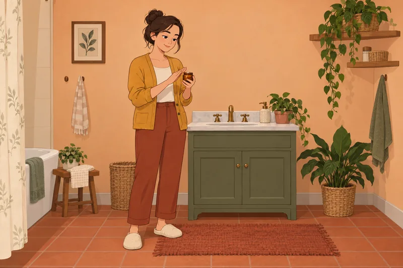 Self-Care Questionnaire Test shows mindful hand care.