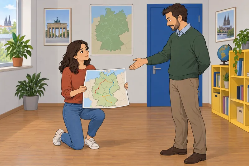 How German Are with a regional map.