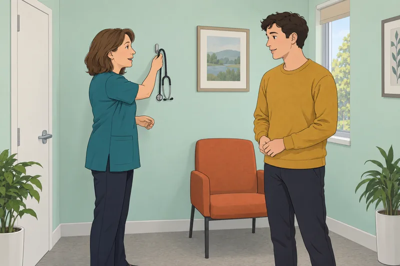 ¿Cuántas horas debo? Médico revisa un diario.