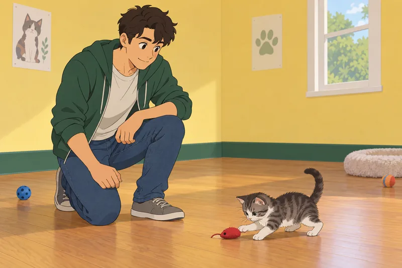 How Old Is a kitten learning to eat.