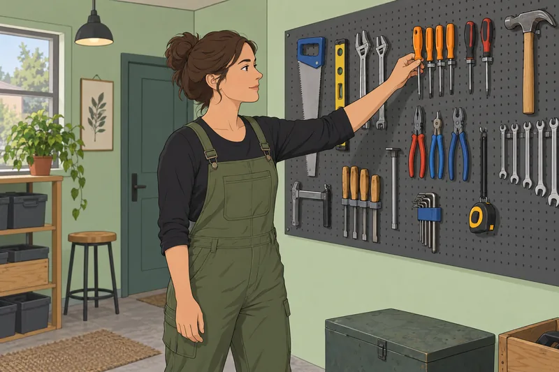How Organized Are shown through careful tool sorting.