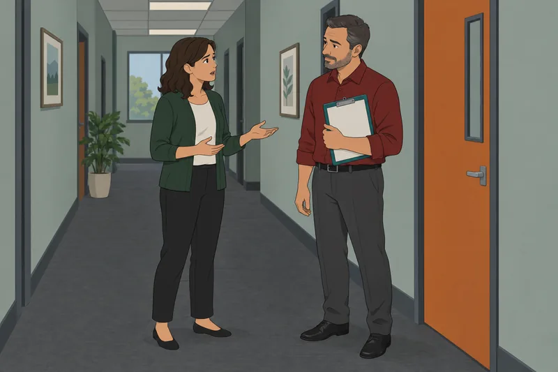 Interlocutor Listening Skills unfold during a calm exchange.