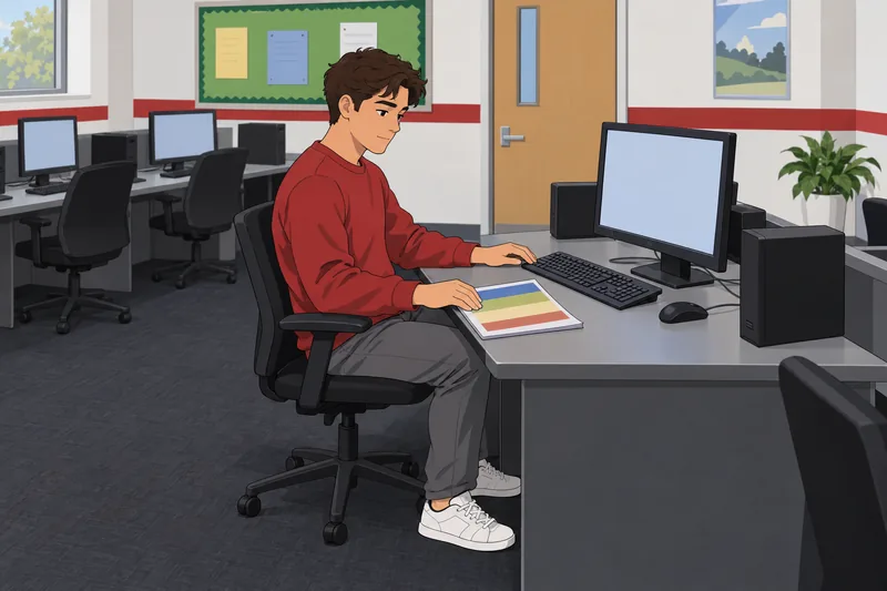 How to Retake: an archivist checks a result.