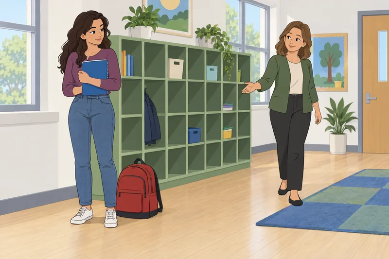 ¿Qué tan adaptado? Un estudiante organiza su mochila.