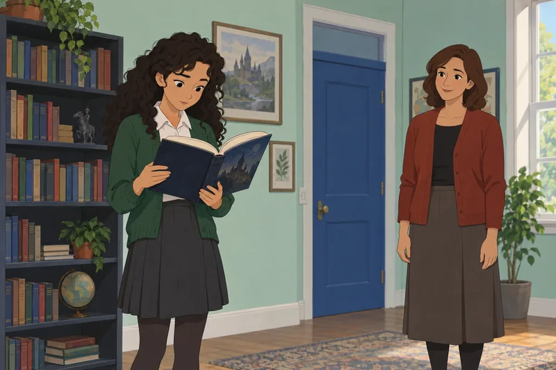 How Well Do: a reader studies a spellbook.