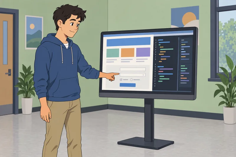 El cuestionario de HTML guía una clase.