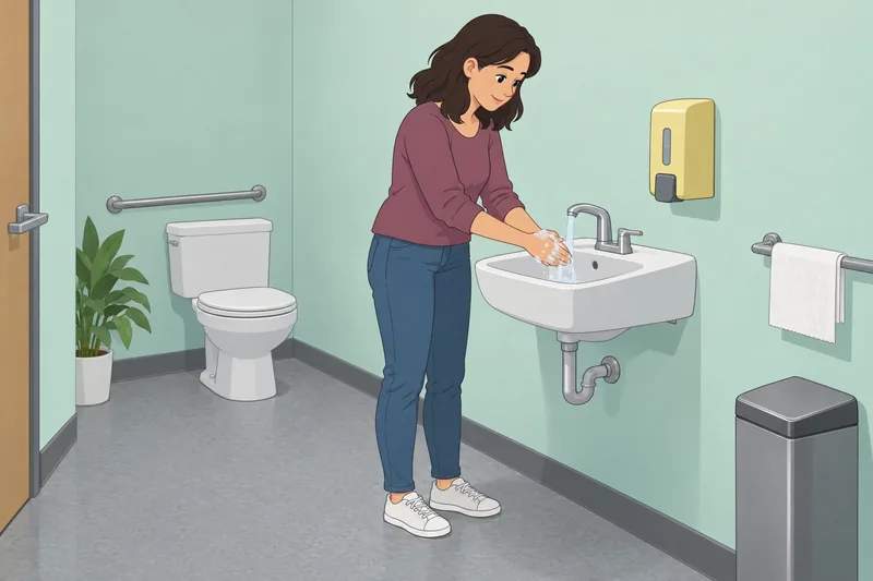 Hygiene Quiz shows careful handwashing.