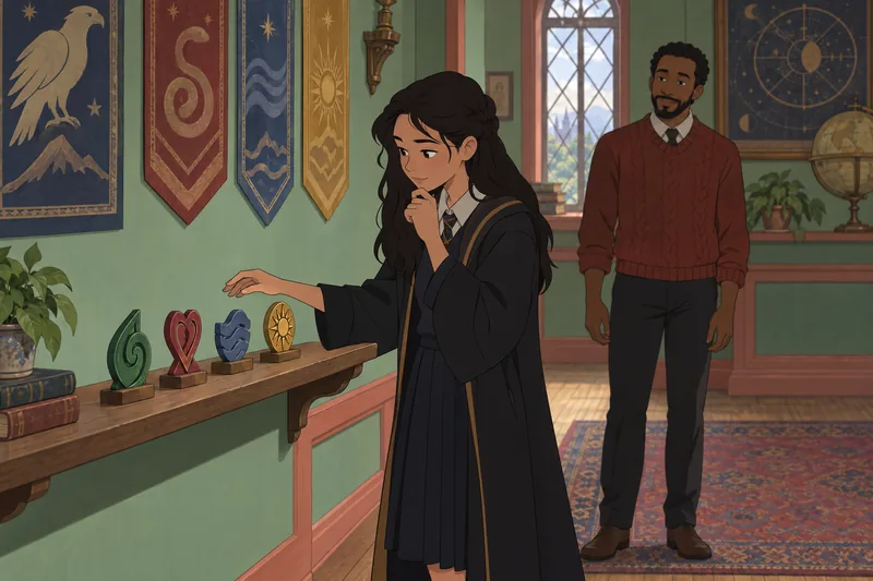 Ilvermorny House Quiz shows a house choice.