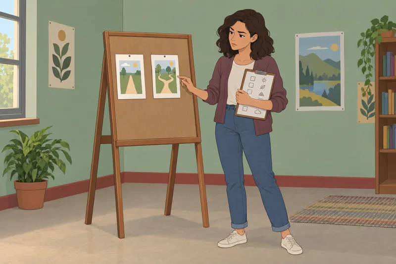 Implicit Theories of creativity emerge at an easel.