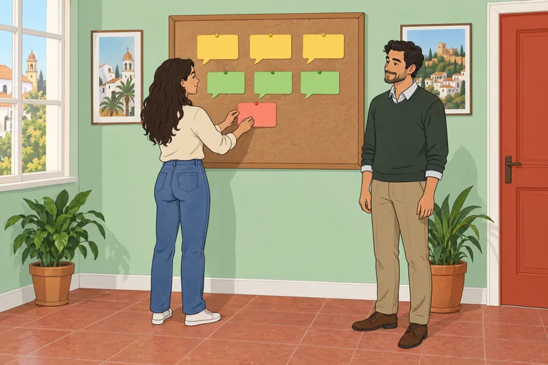 cuestionario de expresiones aparece en el aula.
