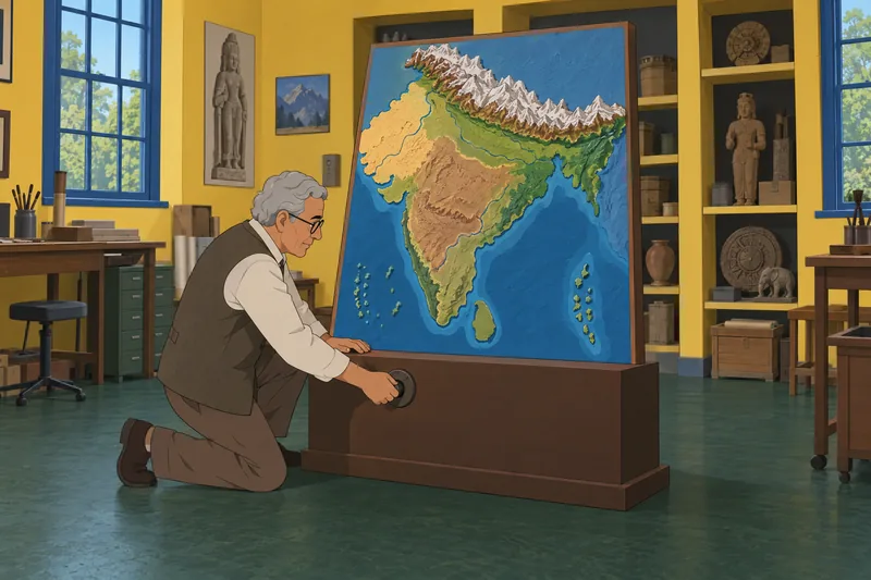 Indian Geography Quiz studies India's physical relief.