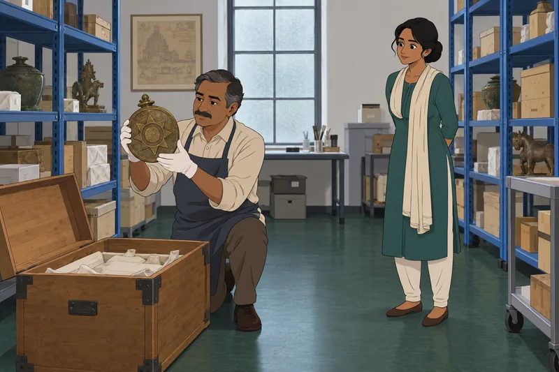 Indian History Quiz follows an archive artifact study.