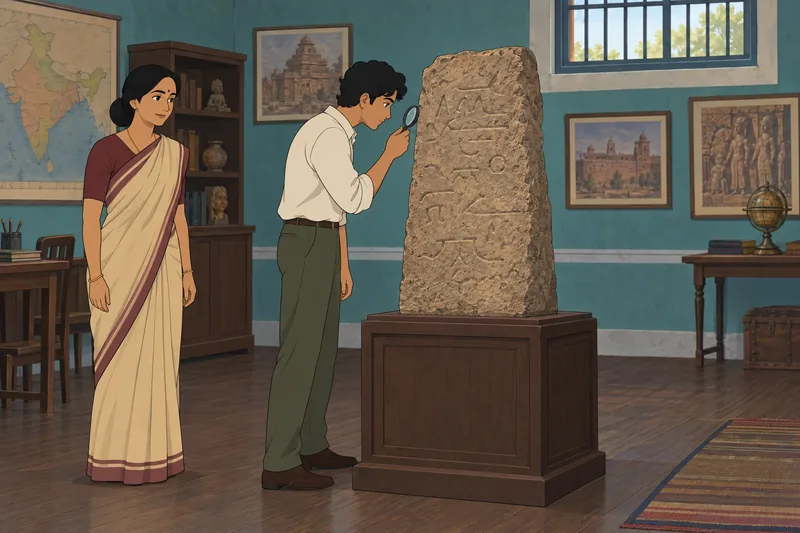cuestionario sobre la historia india muestra una clase.