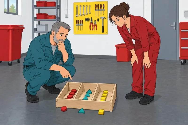 cuestionario sobre razonamiento compara muestras en taller.