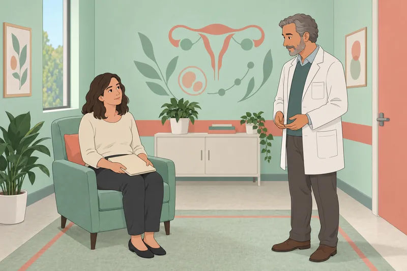 Infertility Coping Scale appears in a clinic.