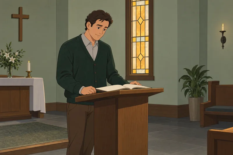 INSPIRIT Test depicts quiet chapel contemplation.