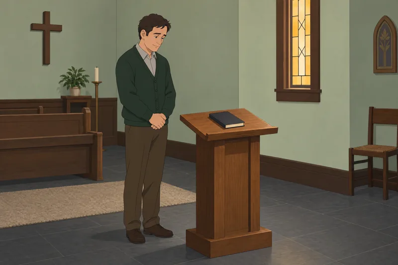 INSPIRIT: Mujer contempla en una capilla.